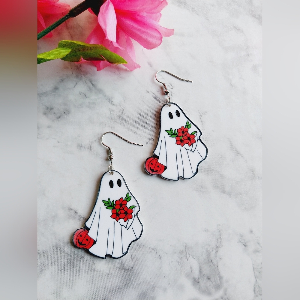 Halloween Cute Ghost Earrings